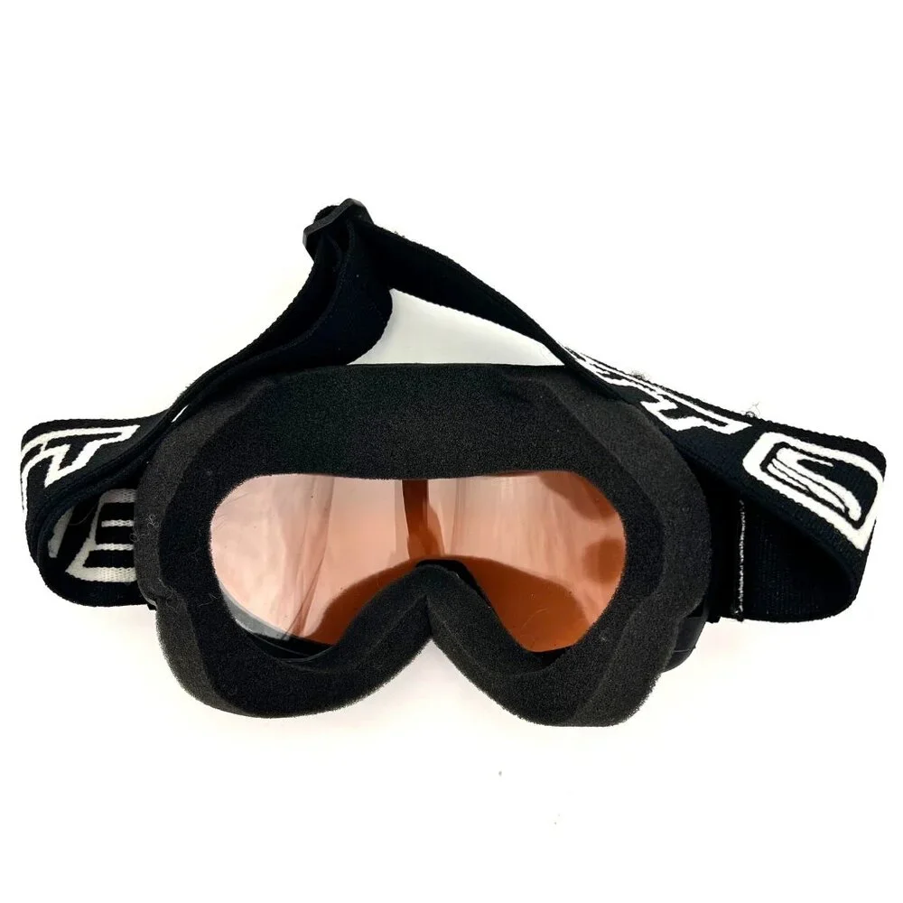 Scott Adult Ski Snowboard Goggles Black Frame Amber Lens Adjustable Strap